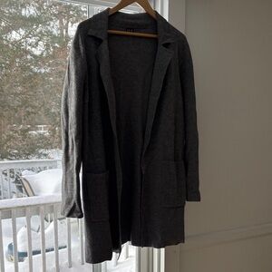 Elegant Charcoal Women's Blazer